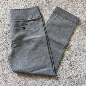 Zara New Linen Cropped Pants/ Trousers - Mid/ Reg Rise Two Front Pockets Size S